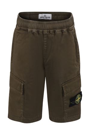 Pantaloncini in cotone biologico STONE ISLAND KIDS | K1S16L100001S0012V0054